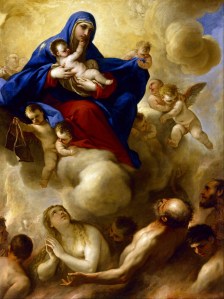 Luca_Giordarno_-_Madonna_and_Child_with_Souls_in_Purgatory_-_Google_Art_Project