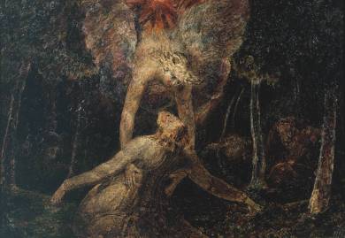 The Agony in the Garden circa 1799-1800 by William Blake 1757-1827
