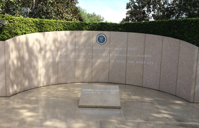 Reagan Grave site
