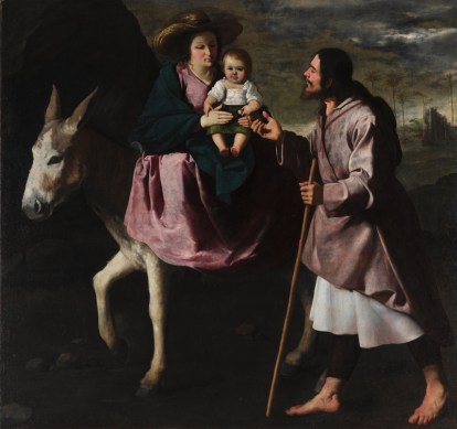 Zurbarán,_The_Flight_into_Egypt,_late_1630s._Oil_on_canvas,_Seattle_Art_Museum